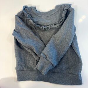 Hanna terry ruffle sweatshirt